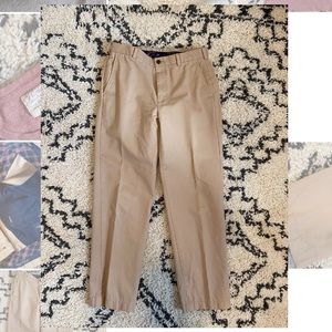 Men’s Brooks Brothers khaki flat front pants 34/31